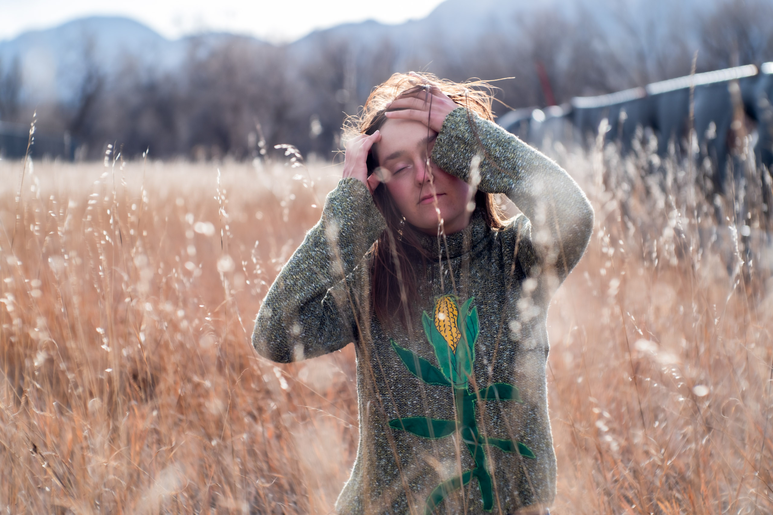 Portrait of Sarah with Jupiter 9 85mm